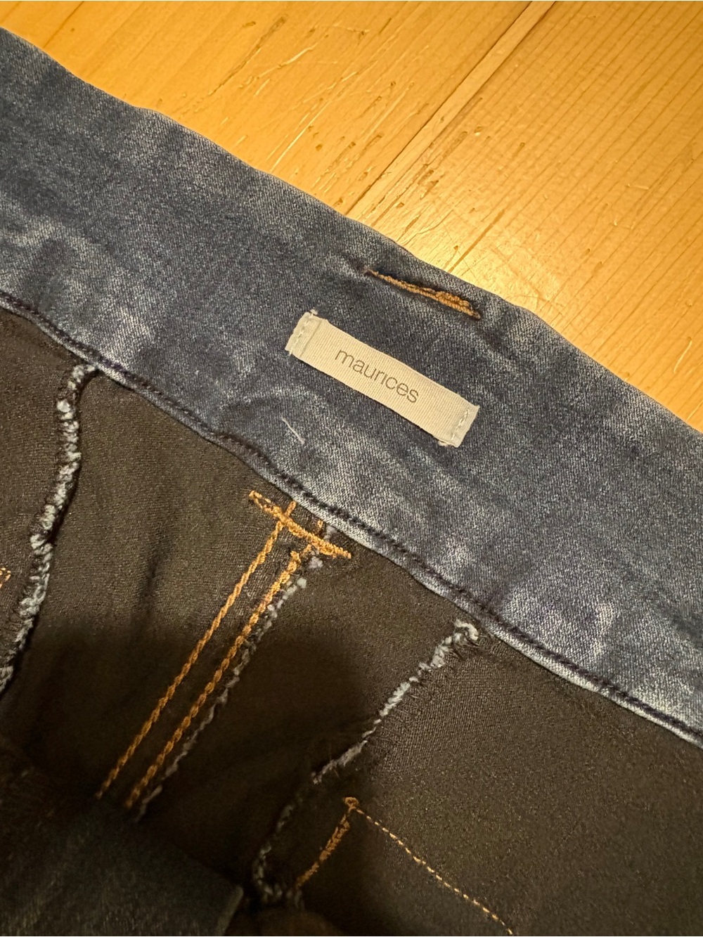 Maurices Wide Leg Cuffed Cropped Denim - Picture 4 of 8
